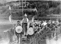 1964г. День Нептуна в пионерлагере Мечта. Из фотоархива Грудьева С.