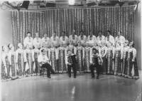 1974г. Выступление хора клуба Шахтер на телестудии